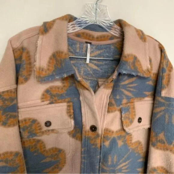 Free People Jacquard Ruby Floral Jacket Limited Edition S - Picture 12 of 16